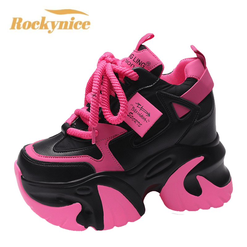 Wedge Espadrille Women - Women High Platform Casual Leather Shoes