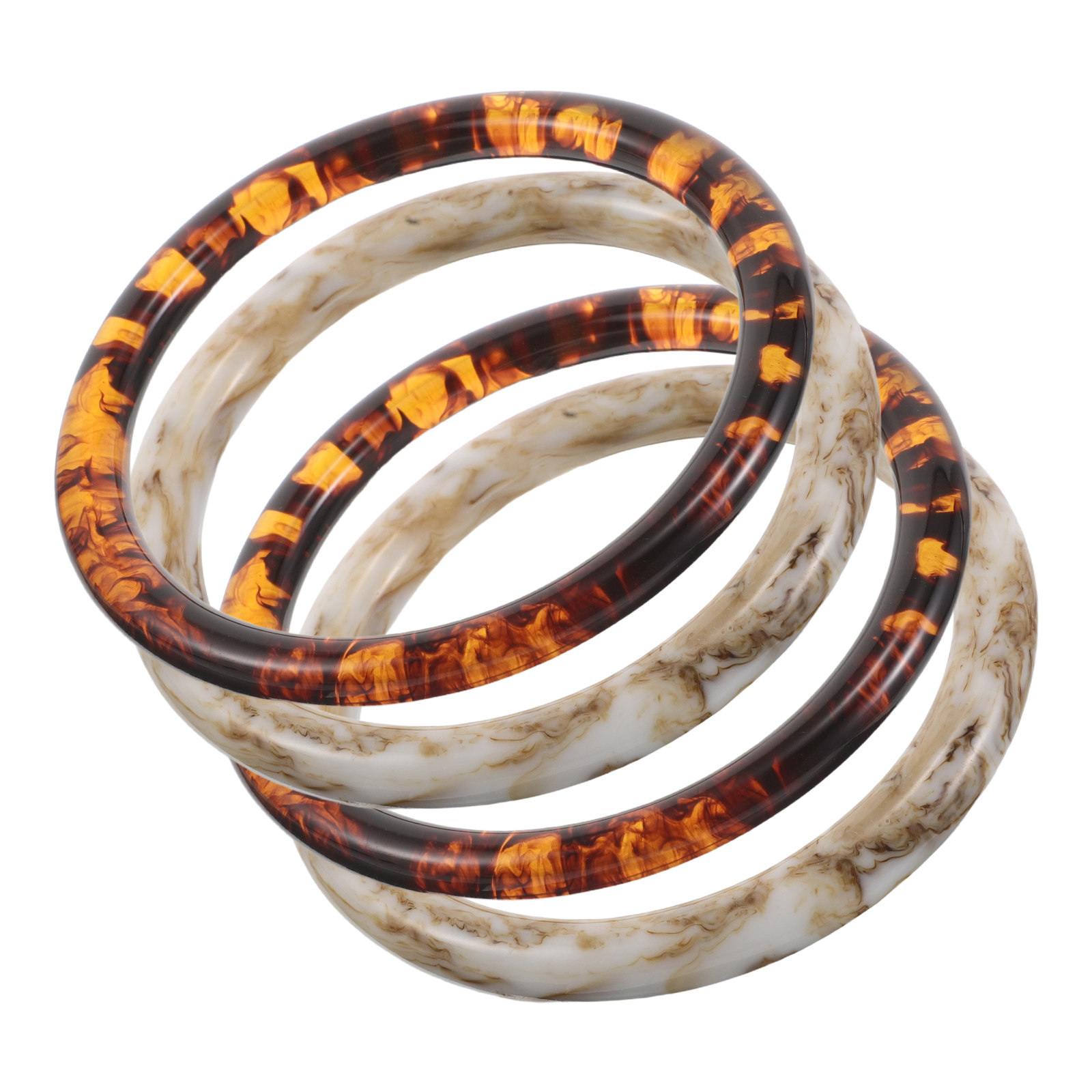 4Pcs Resin Round Purse Handles - Tote Bag Beach 评论和价格