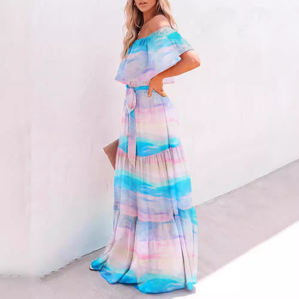 2026 Women's Cross-Border Clot - Linen Dress Wrap 评论和价格