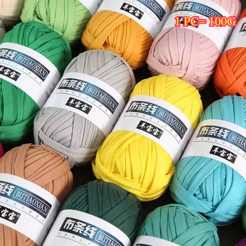 100g T Shirt Knitting Yarn For - Crochet Bag Raffia 评论和价格