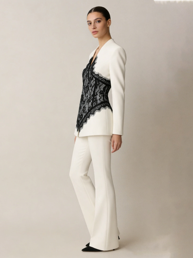 DFDG Women's Spring Summer Lac - Linen Pant Wide 评论和价格