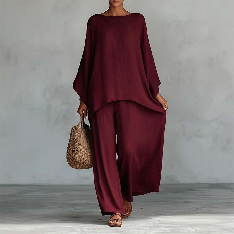 Spring New Fashion Linen Loose - Linen Pant Wide 评论和价格